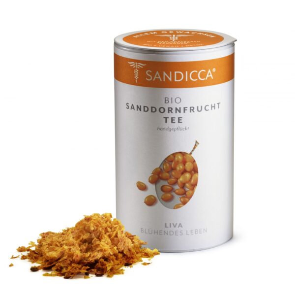 Bio Sanddorn Fruchttee Detox aus Österreich mit Bio Sanddornbeeren