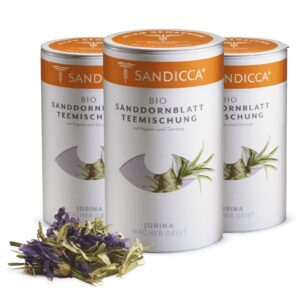 Bio Sanddorn Teemischung Detox aus Österreich mit Sanddornblatt, Ingwer und Ginseng