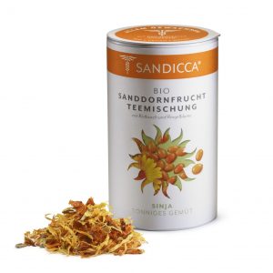 Bio Sanddorn Teemischung Detox aus Österreich mit Bio Sanddornbeere, Rotbusch und Ringelblume